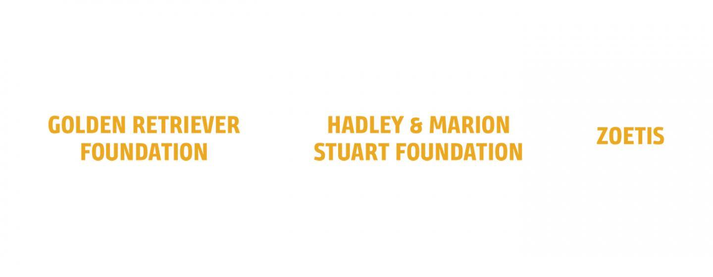 Golden Retirever Lifetime Study Gold Sponsors