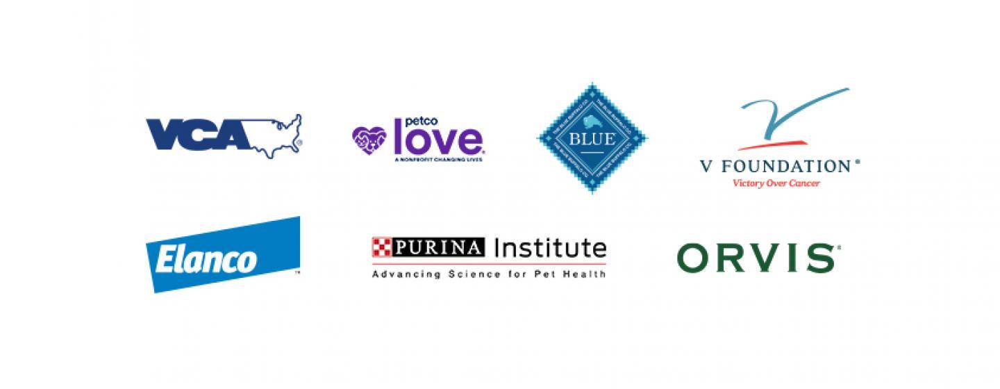 VCA, Petco Love, Blue Buffalo, V Foundation, Elanco, Purina Institute, Orvis