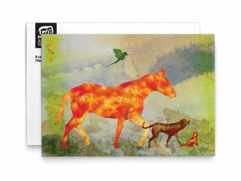 Image of front of the Original Watercolor Honor Card