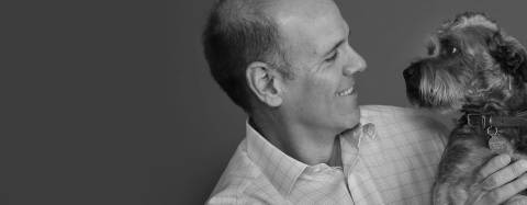 David Morris & Dog