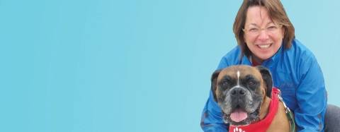 Dr. Lauren Trepanier & Her Boxer
