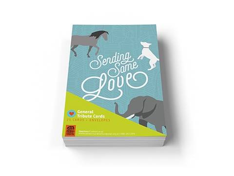 Image of front of the Sending Some Love Honor Card Pack