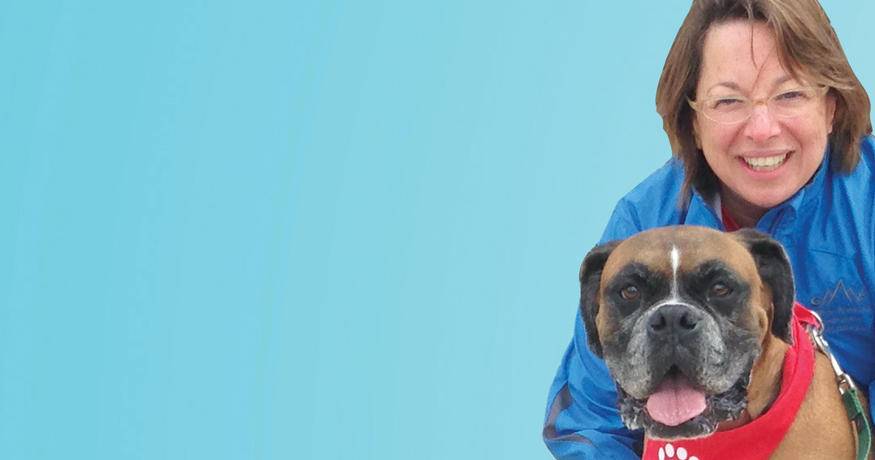Dr. Lauren Trepanier & Her Boxer