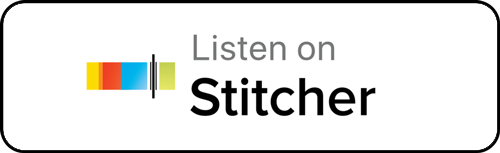 logo of Stitcher with words Listen on Stitcher